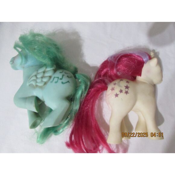 Set of 2 My little pony 1984 vintage Medley & Moondancer Hong Kong Wings - Picture 4 of 8